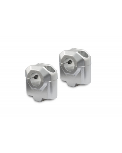 Guidon Moto SW-MOTECH BAR RISER FOR 22MM SILVER