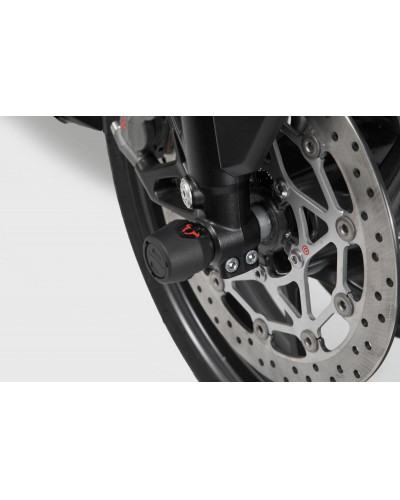 Nerf Bar Bumper Moto SW-MOTECH FRONT AXLE SLIDER SET Nerf Bar Bumper Moto SW-MOTECH FRONT AXLE SLIDER SET