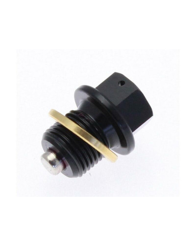 Accessoires Filtres Moto TECNIUM Bouchon de vidange TECNIUM aimanté M12x1 25x14 alu noir Accessoires Filtres Moto TECNIUM Bouchon de vidange TECNIUM aimanté M12x1 25x14 alu noir