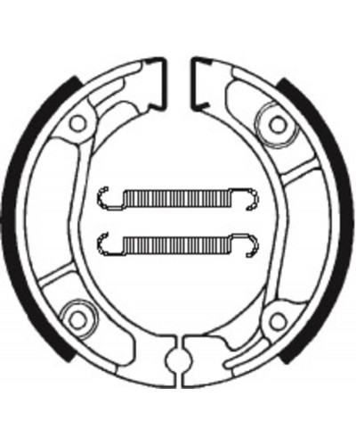 Machoires Frein Moto TECNIUM Machoires de frein TECNIUM BA013 organique