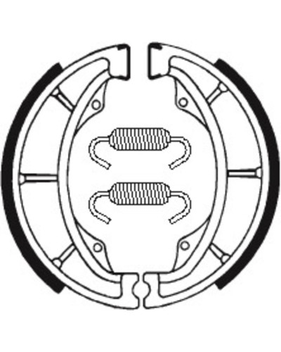 Machoires Frein Moto TECNIUM Machoires de frein TECNIUM BA014 organique