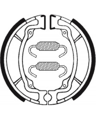 Machoires Frein Moto TECNIUM Machoires de frein TECNIUM BA015 organique Machoires Frein Moto TECNIUM Machoires de frein TECNIUM BA015 organique