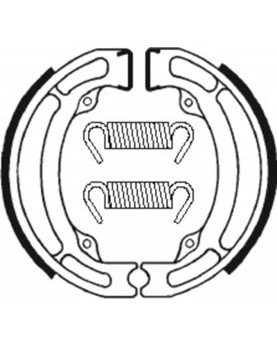 Machoires Frein Moto TECNIUM Machoires de frein TECNIUM BA017 organique