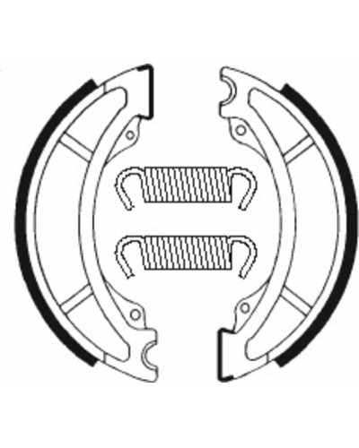 Machoires Frein Moto TECNIUM Machoires de frein TECNIUM BA036 organique Machoires Frein Moto TECNIUM Machoires de frein TECNIUM BA036 organique