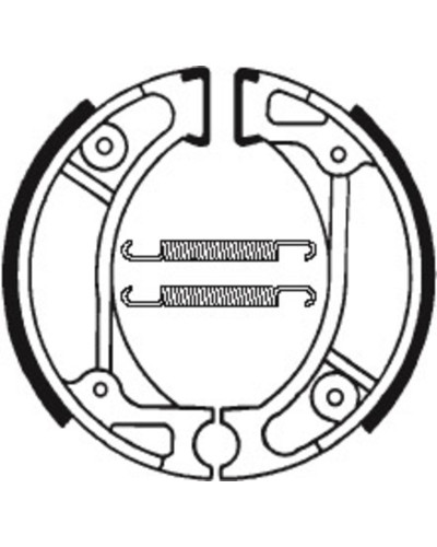 Machoires Frein Moto TECNIUM Machoires de frein TECNIUM BA057 organique Machoires Frein Moto TECNIUM Machoires de frein TECNIUM BA057 organique