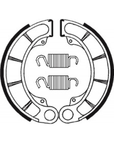 Machoires Frein Moto TECNIUM Machoires de frein TECNIUM BA059 organique Machoires Frein Moto TECNIUM Machoires de frein TECNIUM BA059 organique