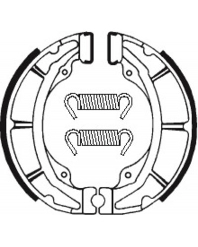 Machoires Frein Moto TECNIUM Machoires de frein TECNIUM BA103 organique Machoires Frein Moto TECNIUM Machoires de frein TECNIUM BA103 organique