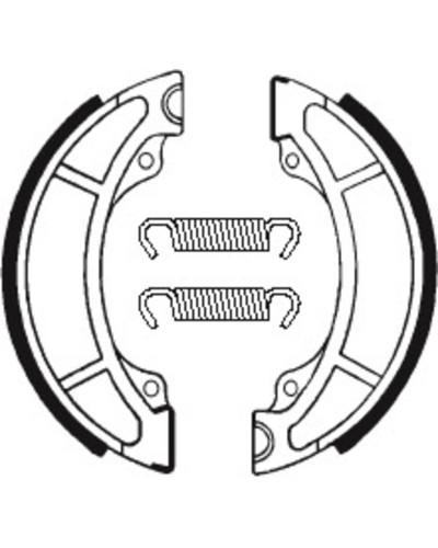 Machoires Frein Moto TECNIUM Machoires de frein TECNIUM BA108 organique Machoires Frein Moto TECNIUM Machoires de frein TECNIUM BA108 organique