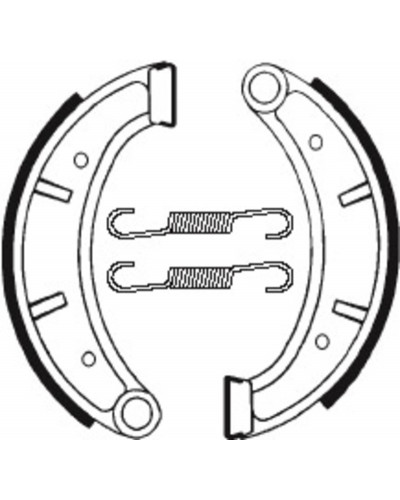 Machoires Frein Moto TECNIUM Machoires de frein TECNIUM BA118 organique Machoires Frein Moto TECNIUM Machoires de frein TECNIUM BA118 organique