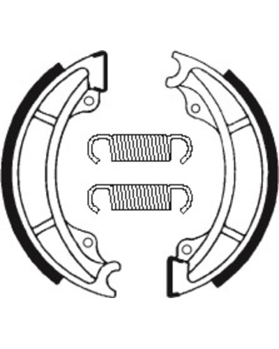 Machoires Frein Moto TECNIUM Machoires de frein TECNIUM BA122 organique