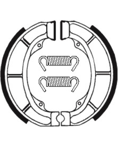 Machoires Frein Moto TECNIUM Machoires de frein TECNIUM BA181 organique Machoires Frein Moto TECNIUM Machoires de frein TECNIUM BA181 organique