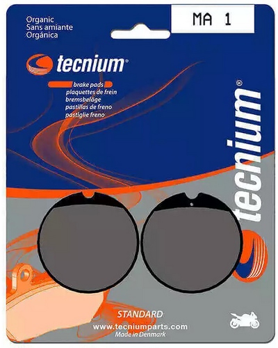 Plaquettes Freins TECNIUM Plaquettes de frein TECNIUM MA1 organique