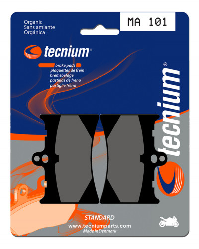 Plaquettes Freins TECNIUM Plaquettes de frein TECNIUM MA101 organique