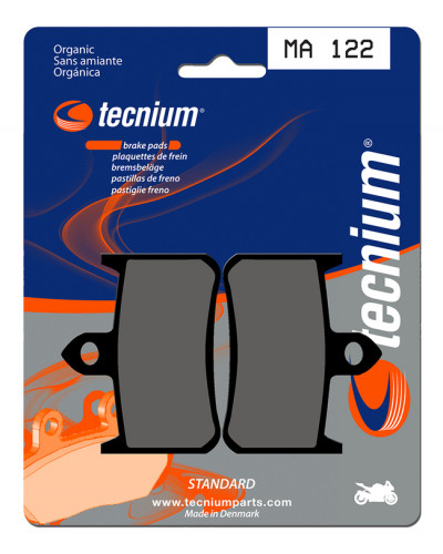 Plaquettes Freins TECNIUM Plaquettes de frein TECNIUM MA122 organique