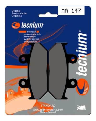 Plaquettes Freins TECNIUM Plaquettes de frein TECNIUM MA147 organique Plaquettes Freins TECNIUM Plaquettes de frein TECNIUM MA147 organique