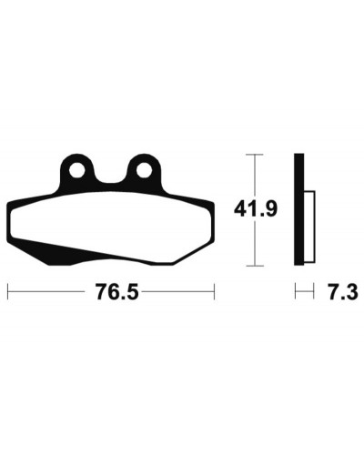 Plaquettes Freins TECNIUM Plaquettes de frein TECNIUM MA152 organique
