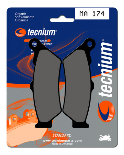 Plaquettes Freins TECNIUM Plaquettes de frein TECNIUM MA174 organique