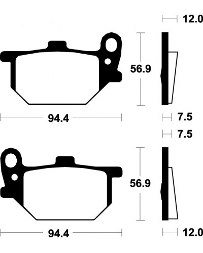 Plaquettes Freins TECNIUM Plaquettes de frein TECNIUM MA28 organique Plaquettes Freins TECNIUM Plaquettes de frein TECNIUM MA28 organique