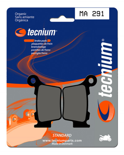 Plaquettes Freins TECNIUM Plaquettes de frein TECNIUM MA291 organique