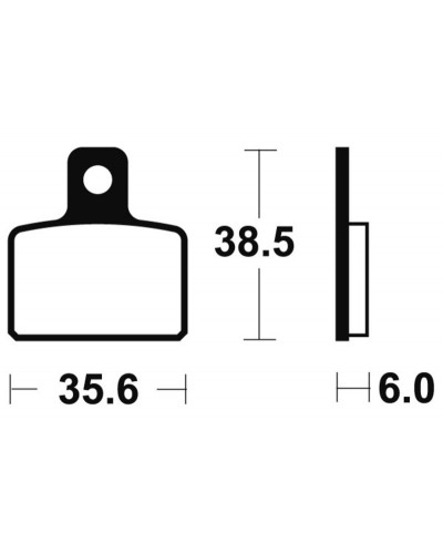 Plaquettes Freins TECNIUM Plaquettes de frein TECNIUM MA303 organique Plaquettes Freins TECNIUM Plaquettes de frein TECNIUM MA303 organique