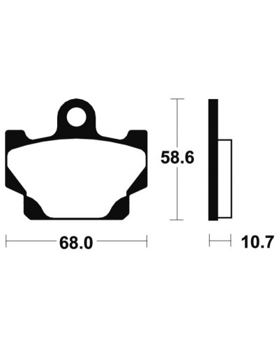 Plaquettes Freins TECNIUM Plaquettes de frein TECNIUM MA50 organique Plaquettes Freins TECNIUM Plaquettes de frein TECNIUM MA50 organique