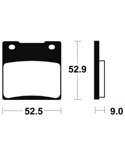 Plaquettes Freins TECNIUM Plaquettes de frein TECNIUM MA56 organique