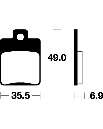 Plaquettes Freins TECNIUM Plaquettes de frein TECNIUM ME224 organique Plaquettes Freins TECNIUM Plaquettes de frein TECNIUM ME224 organique