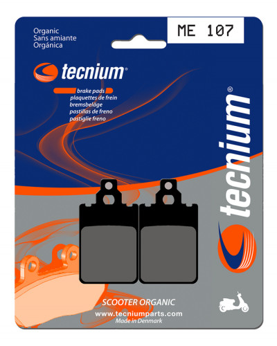 Plaquettes Freins TECNIUM Plaquettes de frein TECNIUM ME318 organique