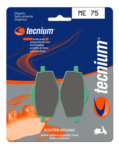 Plaquettes Freins TECNIUM Plaquettes de frein TECNIUM ME75 organique