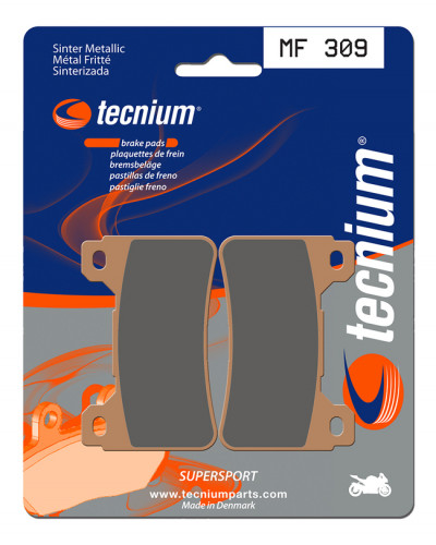 Plaquettes Freins TECNIUM Plaquettes de frein TECNIUM MF309 métal fritté