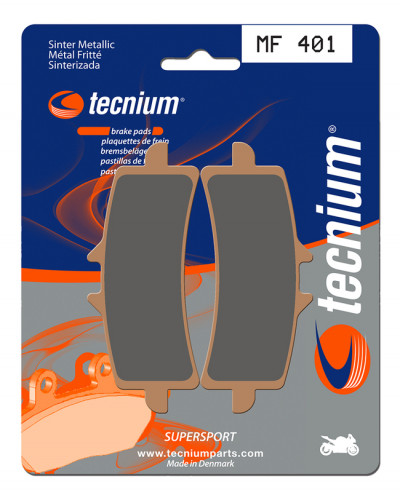 Plaquettes Freins TECNIUM Plaquettes de frein TECNIUM MF401 métal fritté