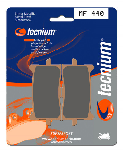 Plaquettes Freins TECNIUM Plaquettes de frein TECNIUM MF440 métal fritté Plaquettes Freins TECNIUM Plaquettes de frein TECNIUM MF440 métal fritté
