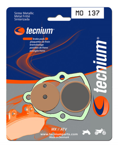 Plaquettes Freins TECNIUM Plaquettes de frein TECNIUM MO137 métal fritté