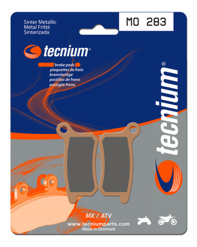 Plaquettes Freins TECNIUM Plaquettes de frein TECNIUM MO283 métal fritté Plaquettes Freins TECNIUM Plaquettes de frein TECNIUM MO283 métal fritté