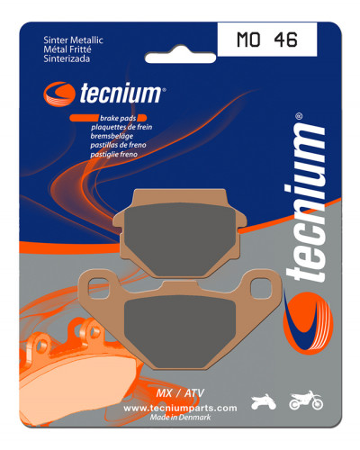 Plaquettes Freins TECNIUM Plaquettes de frein TECNIUM MO46 métal fritté