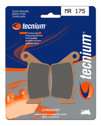 Plaquettes Freins TECNIUM Plaquettes de frein TECNIUM MR175 métal fritté