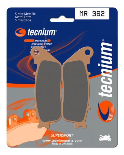 Plaquettes Freins TECNIUM Plaquettes de frein TECNIUM MR362 métal fritté