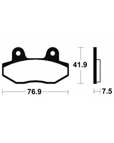 TECNIUM Plaquettes de frein TECNIUM Performance métal fritté - MF314