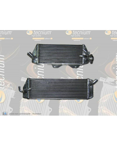 Radiateur Moto TECNIUM Radiateur oversize droit Tecnium Kawasaki KXF450