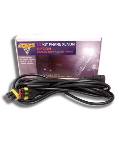 Accessoires Feux Moto TECNO GLOBE Rallonge 2M : kit phare xenon