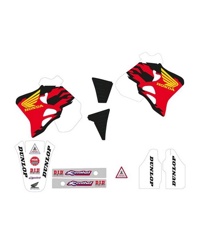 KIT STICKERS TECNOSEL Kit déco complet TECNOSEL Replica Team Honda 1995 USA