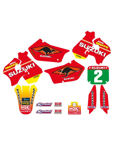 KIT STICKERS TECNOSEL Kit déco complet TECNOSEL Team Suzuki 1998