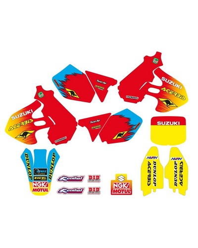 KIT STICKERS TECNOSEL Kit déco TECNOSEL Replica Team Suzuki 2001