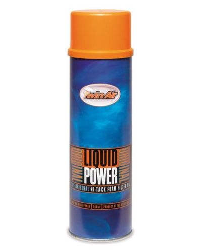 Lubrifiant Filtre Moto TWIN AIR Huile filtre à air TWIN AIR Liquid Power spray 500ml