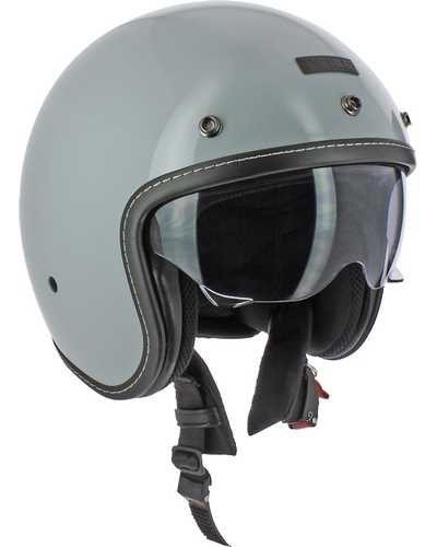 Casque Jet Moto UBIKE CHALLENGE GRIS SOURIS BRIL.