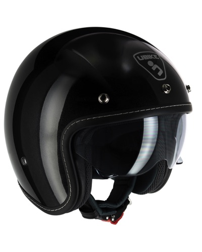 Casque Jet Moto UBIKE CHALLENGE NOIR METAL BRIL