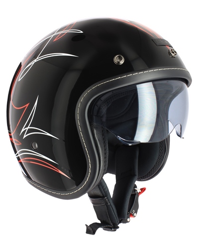 Casque Jet Moto UBIKE CHALLENGE TATOO