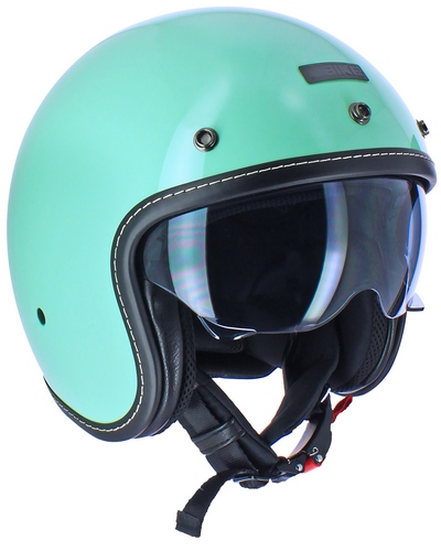 Casque Jet Moto UBIKE CHALLENGE VERT JADE