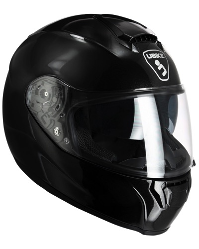 Casque Intégral Moto UBIKE CHRONOS NOIR METAL. BRIL.