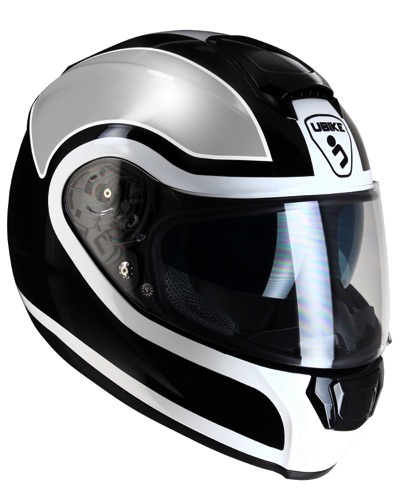 Casque Intégral Moto UBIKE CHRONOS RACING GRIS BRIL.